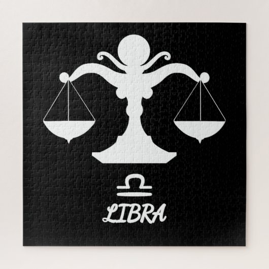 Libra-Silhouette Puzzle (Vertikal)