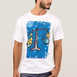 Libra-Skala mit Sternengewicht T-Shirt