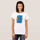 Libra-Skala mit Sternengewicht T-Shirt (Vorne ganz)