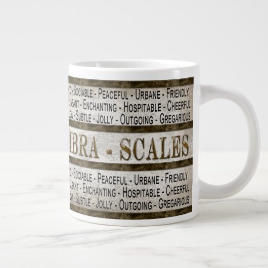 LIBRA - SKALEN - KAFFEE/SOUP/JUMBO-TASSE - TEXT Jumbo-Tasse (Rechts)