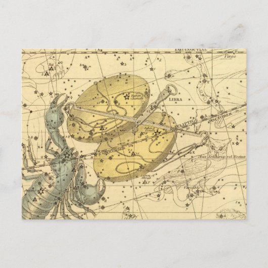 Libra, Skorpio Postkarte (Vorderseite)
