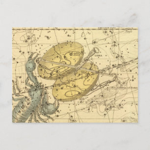 Libra, Skorpio Postkarte