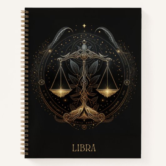 Libra Spiral Notebook Notizblock (Vorderseite)