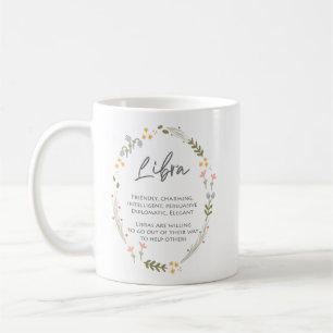 Libra Star Sign Oktober Geburtstagsgeschenk Kaffeetasse