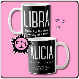 Libra Star Sign Zodiac Geschenk Kaffeetasse