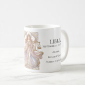 Libra-Sternzeichen individuelle Eigenschaften Art Kaffeetasse (VorderseiteRechts)