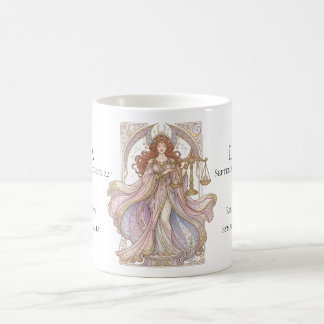 Libra-Sternzeichen individuelle Eigenschaften Art Kaffeetasse