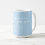 LIBRA-Sternzeichen Persönlichkeitsmerkmale Kaffeetasse (VorderseiteRechts)
