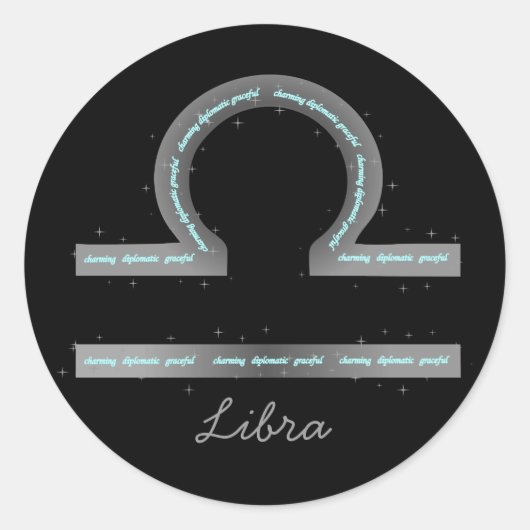 Libra Sticker (Vorderseite)