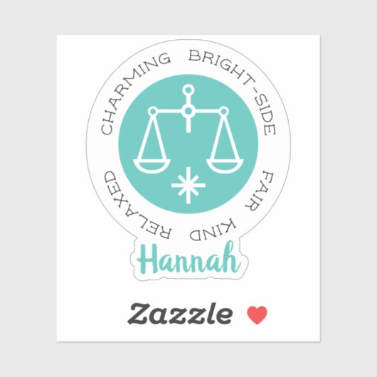 Libra Sticker (Blatt)