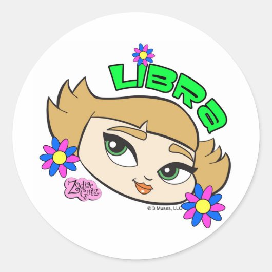 Libra Stickers (Vorderseite)