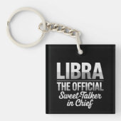 Libra Sweet-Talker Acrylic Keychain Schlüsselanhänger (Vorderseite)