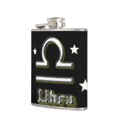 Libra-Symbol Flachmann (Links)