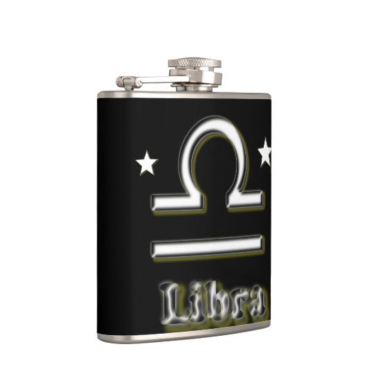 Libra-Symbol Flachmann (Rechts)