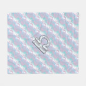 Libra Symbol Mutter von Pearl Style Fleecedecke (Vorderseite (Horizontal))