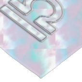Libra Symbol Mutter von Pearl Style Tischdecke (Schrägansicht)