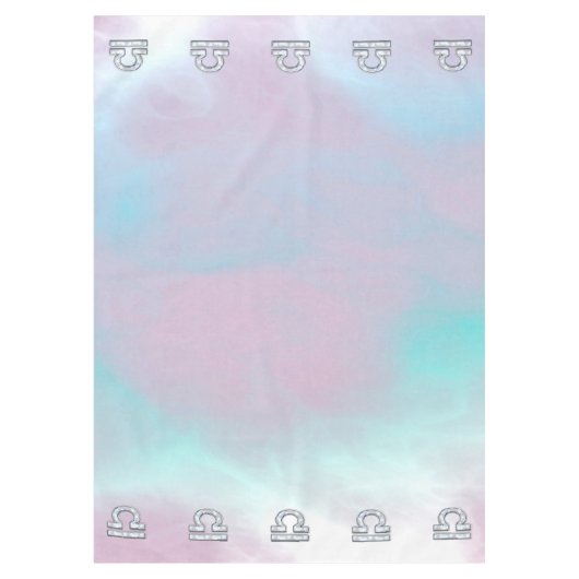 Libra Symbol Mutter von Pearl Style Tischdecke (Vorderseite)