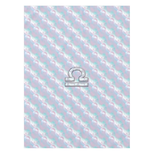 Libra Symbol Mutter von Pearl Style Tischdecke (Vorderseite)