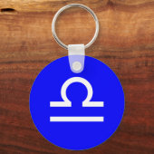 Libra-Symbol Schlüsselanhänger (Vorderseite)