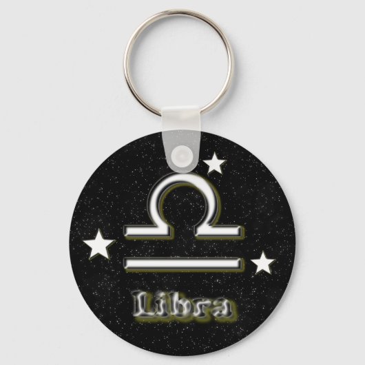 Libra-Symbol Schlüsselanhänger (Vorderseite)