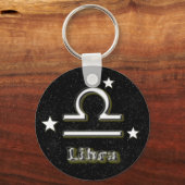 Libra-Symbol Schlüsselanhänger (Vorderseite)