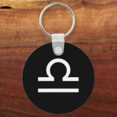 Libra-Symbol Schlüsselanhänger (Vorderseite)