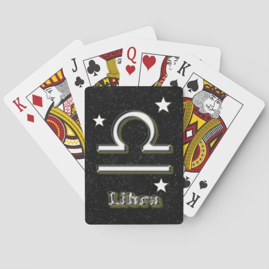 Libra-Symbol Spielkarten (Rückseite)