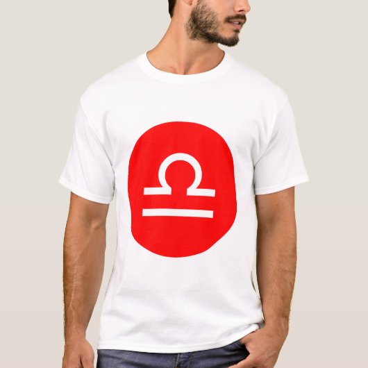 Libra-Symbol T-Shirt (Vorderseite)