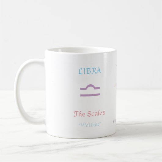 Libra-Tasse Kaffeetasse (Links)