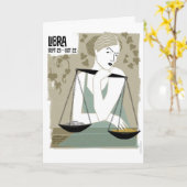 Libra- The Scalestierkreis Karte (Gelbe Blume)