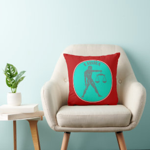 Libra Throw Pillow Kissen