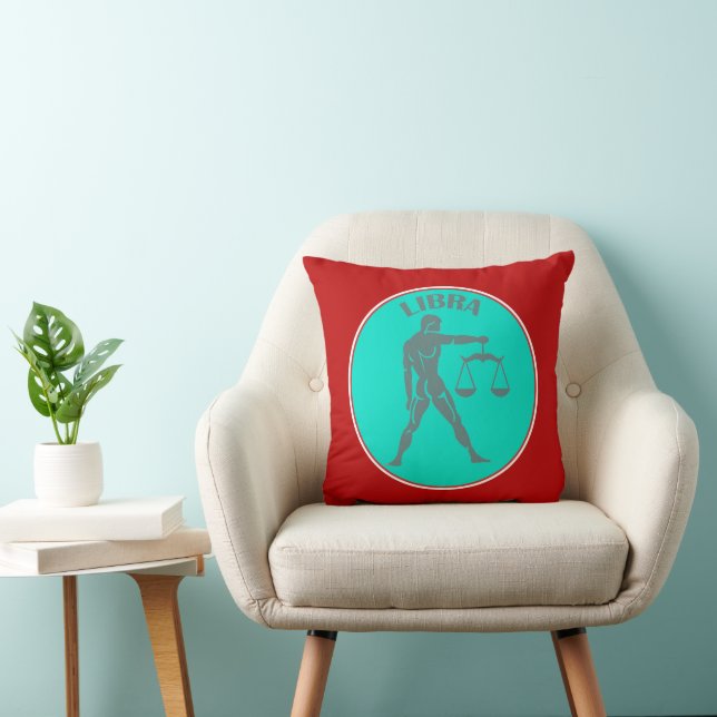 Libra Throw Pillow Kissen (Stuhl )
