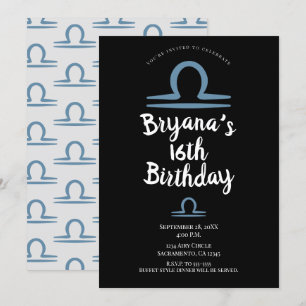 LIBRA Tierkreiszeichen September Oktober Astrologi Einladung