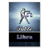 Libra Tischnummer (Vorderseite)