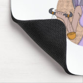 Libra und die Dame der Justiz Mousepad (Ecke)