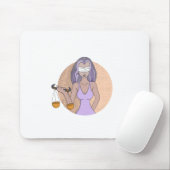 Libra und die Dame der Justiz Mousepad (Mit Mouse)