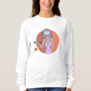 Libra und die Dame der Justiz Sweatshirt