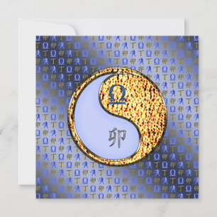 Libra und Feuerkaninchen Karte