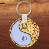 Libra und Feuerkaninchen Schlüsselanhänger (Rückseite)