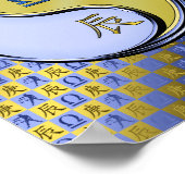 Libra und Metalldrache Poster (Ecke)