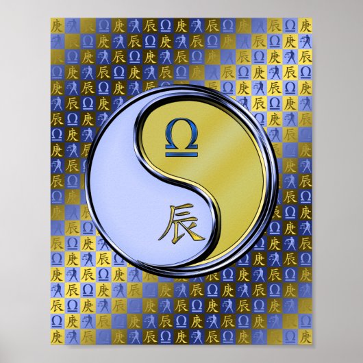 Libra und Metalldrache Poster (Vorne)