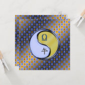 Libra und Metallpferd Karte (Vorderseite/Rückseite Beispiel)