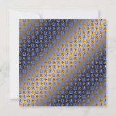 Libra und Metallpferd Karte (Rückseite)