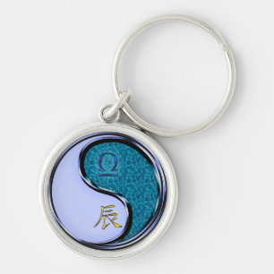 Libra und Wasserdrache Schlüsselanhänger