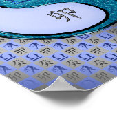 Libra und Wasserkaninchen Poster (Ecke)