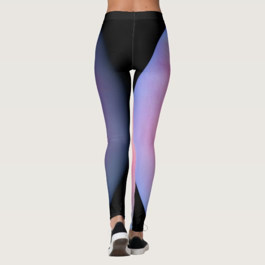 Libra Venus Celestial Typografy Solar System Cool Leggings (Rückseite)