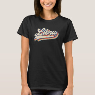 Libra Vintag Zodiac September Geburtstag als T-Shirt