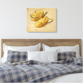Libra - Vintages Zeichen des Zodiakabbildes Leinwanddruck (Insitu (Schlafzimmer))