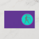 Libra-Visitenkarte Visitenkarte (Rückseite)