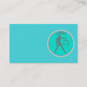 Libra-Visitenkarte Visitenkarte (Rückseite)